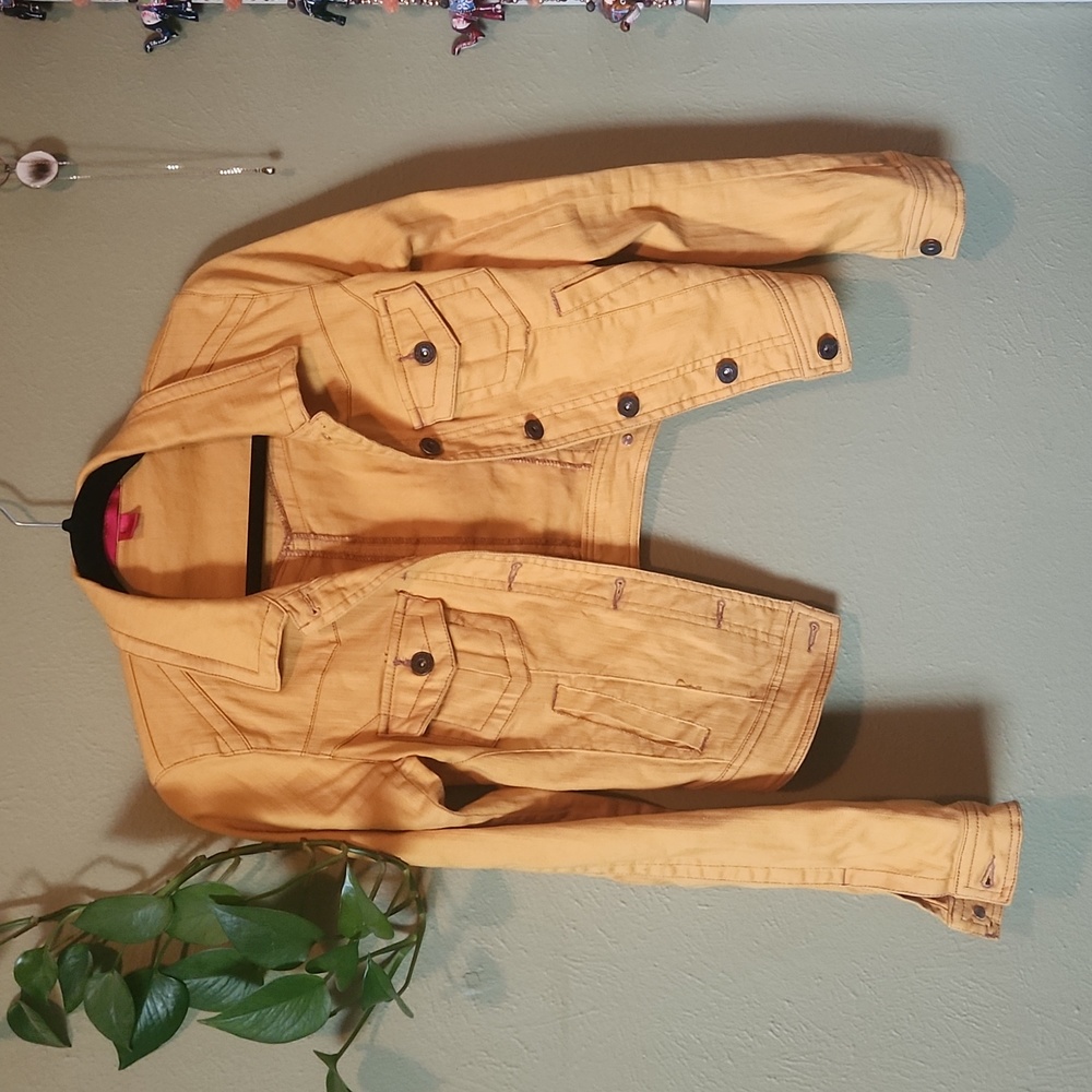 Yellow Denim Jacket Tinseltown